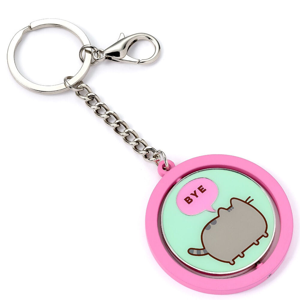 Hi Bye Pusheen Keychain