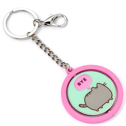 Hi Bye Pusheen Keychain