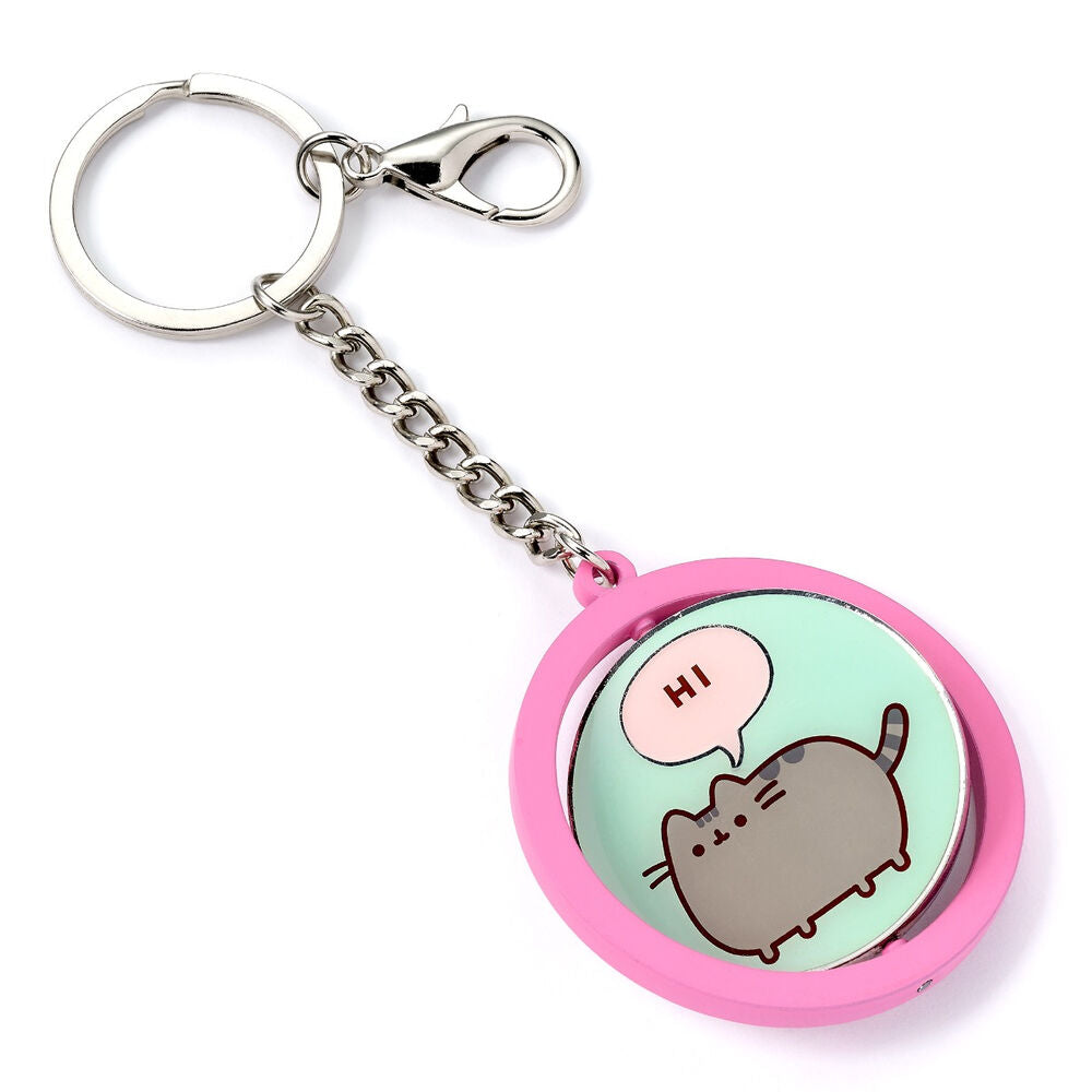 Hi Bye Pusheen Keychain