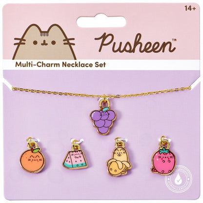 pusheen fruit pendant  charms