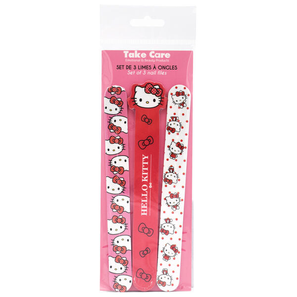 set of 3 hello kitty nail files