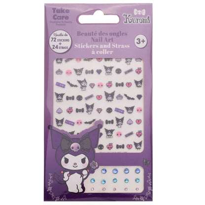 kuromi hello kitty body stickers blister pack