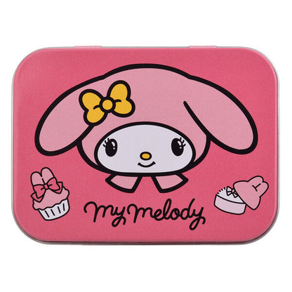 metal box of my melody hello kitty band aids