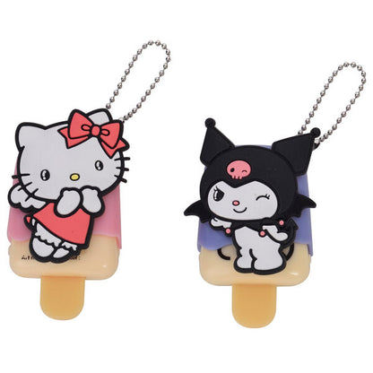 Blister pack of 2 3D Kuromi & Hello Kitty Lip Balms