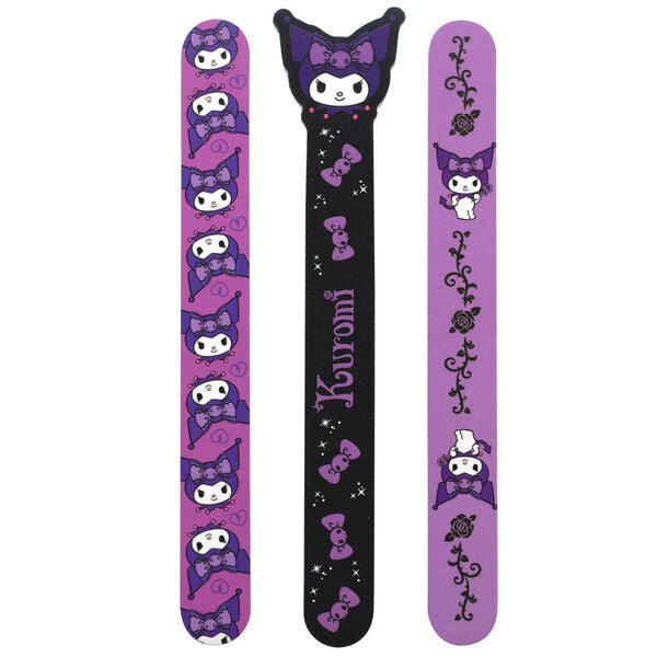 Zestaw pilników do paznokci Kuromi Hello Kitty 3 sztuki