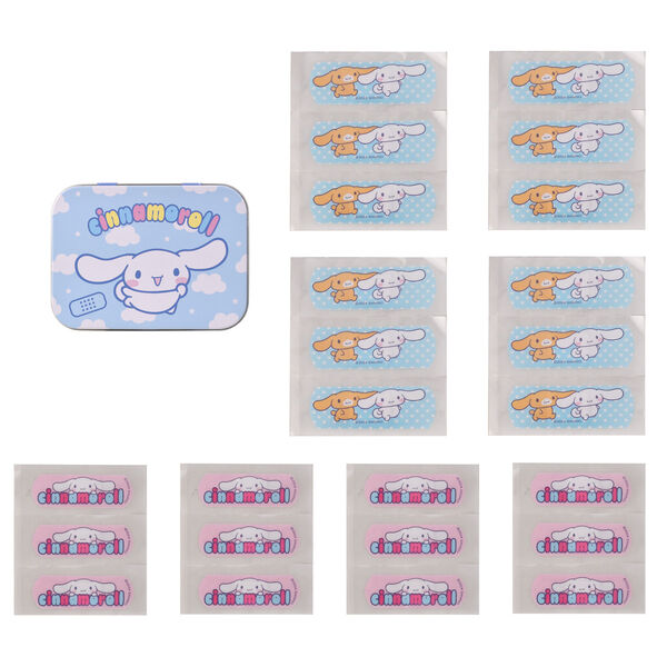 Metal Box Cinnamoroll Hello Kitty Band-Aids