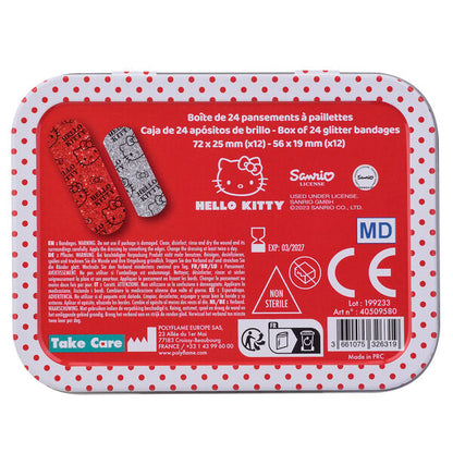 Hello Kitty Metalowe pudełko z plastrami