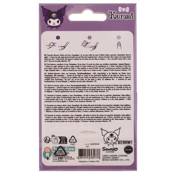 Kuromi Hello Kitty Body Stickers Blister Pack