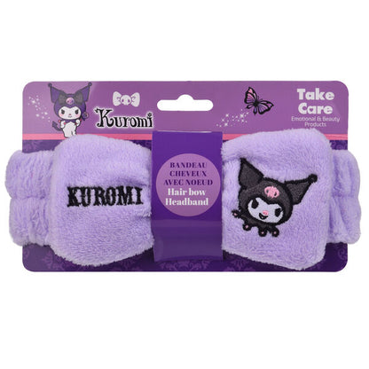Diadema Kuromi Hello Kitty para el cuidado de la piel