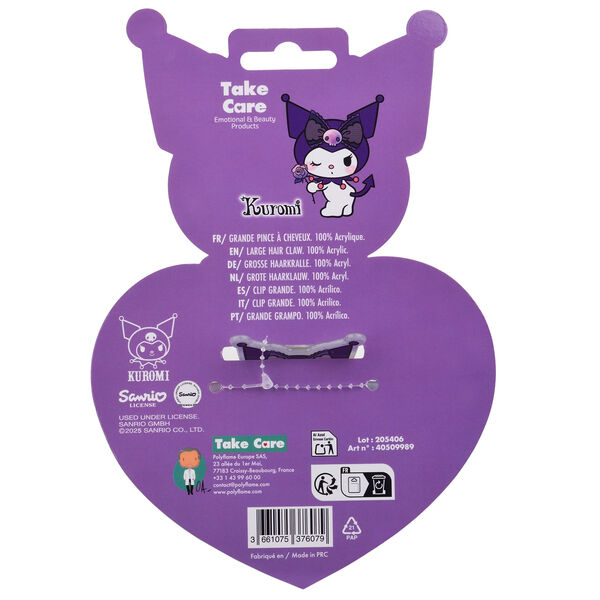 Kuromi Hello Kitty Premium Hair Clip