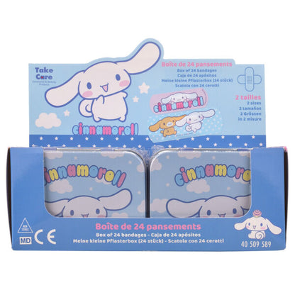 Metal Box Cinnamoroll Hello Kitty Band-Aids