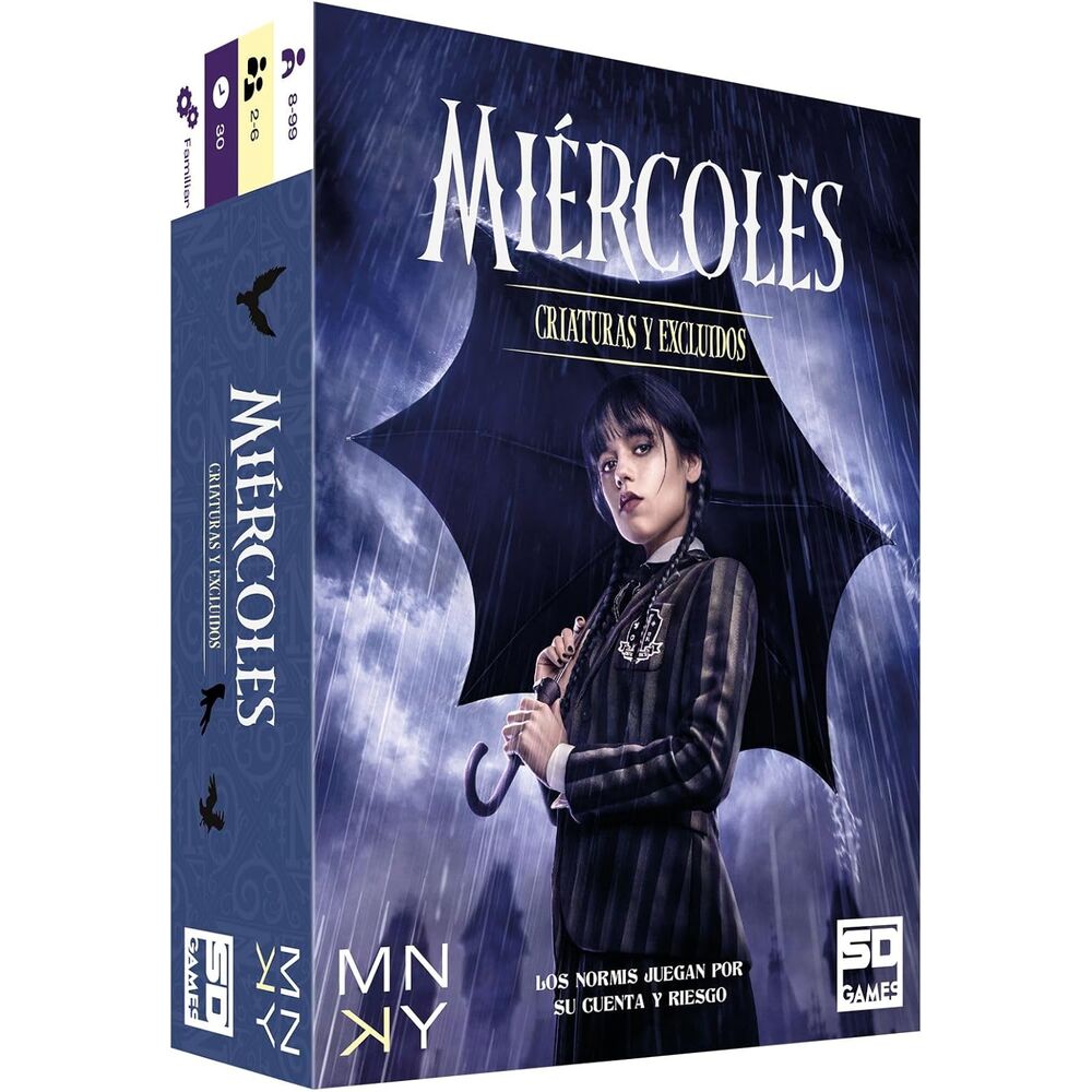 creatures and excluded card game wednesday spanish