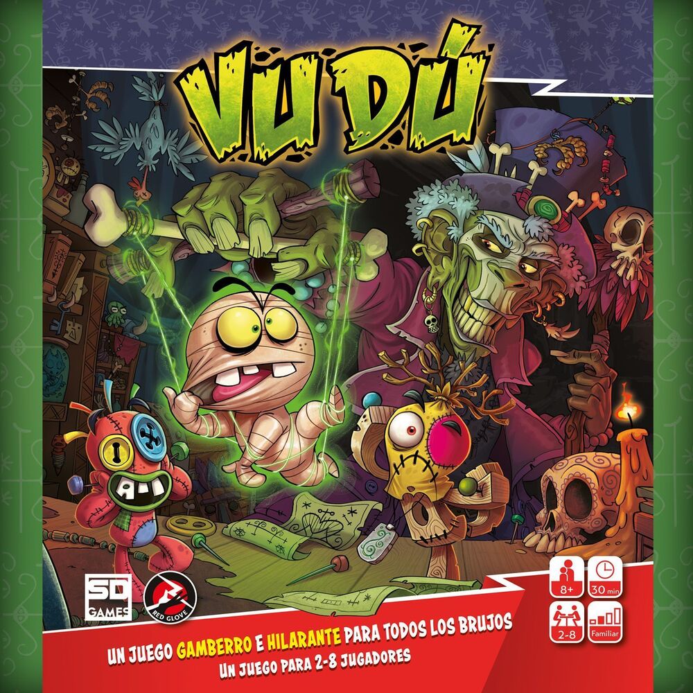 Jogo de tabuleiro Vudu em espanhol