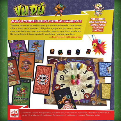 Jogo de tabuleiro Vudu em espanhol