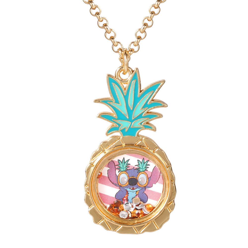 disney stitch pineapple pendant