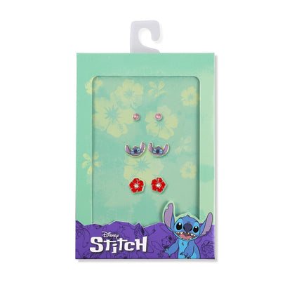 Zestaw 3 par kolczyków Stitch Disney
