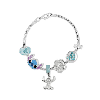 Silver Stitch Disney charm bracelet