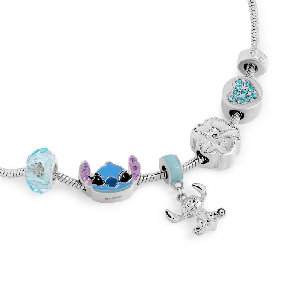 Silver Stitch Disney charm bracelet