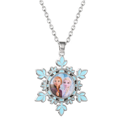 Colgante de Elsa y Anna de Frozen de Disney