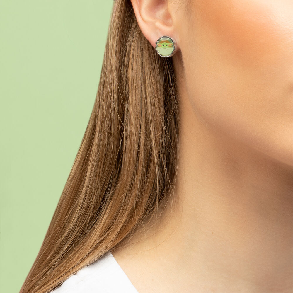 Lot de 3 paires de boucles d'oreilles Bébé Yoda Star Wars