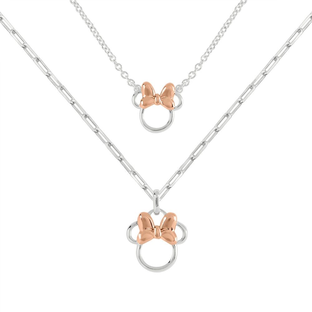 Set of 2 Minnie Mouse Disney Mother-Daughter Pendants