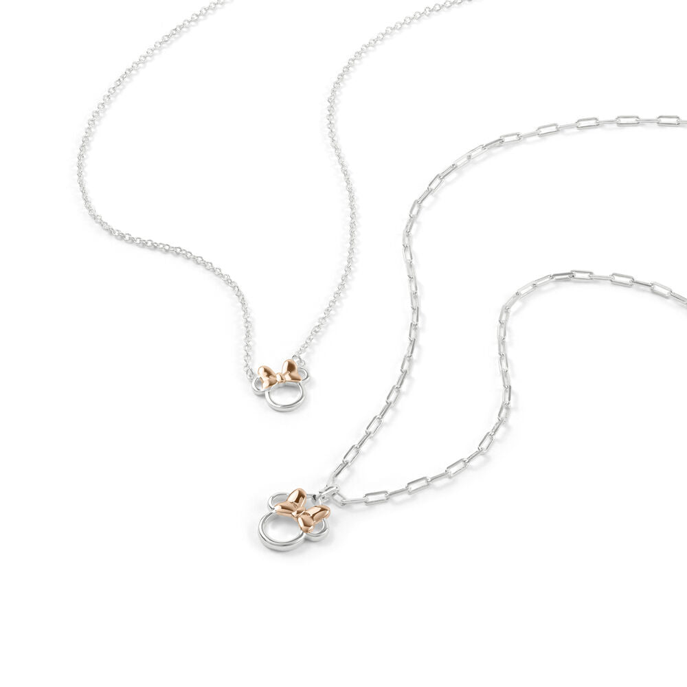Set of 2 Minnie Mouse Disney Mother-Daughter Pendants
