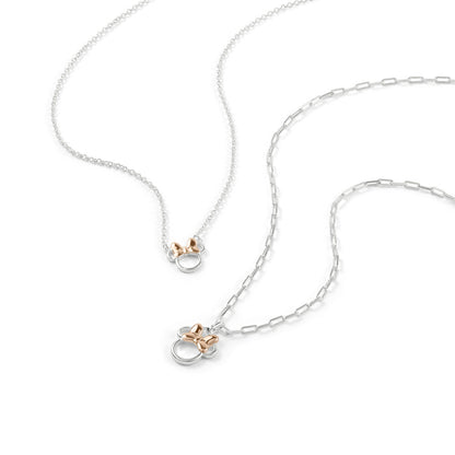 Set of 2 Minnie Mouse Disney Mother-Daughter Pendants