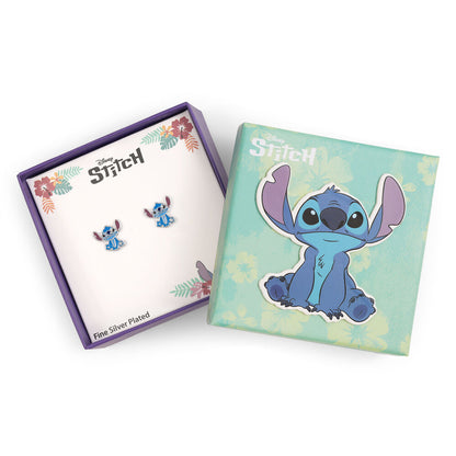 Stitch Disney silver earrings