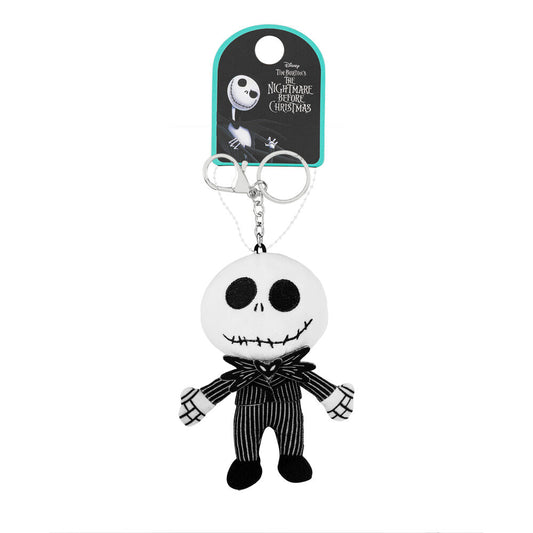 Portachiavi in ​​peluche Disney di Jack Skellington di Nightmare Before Christmas