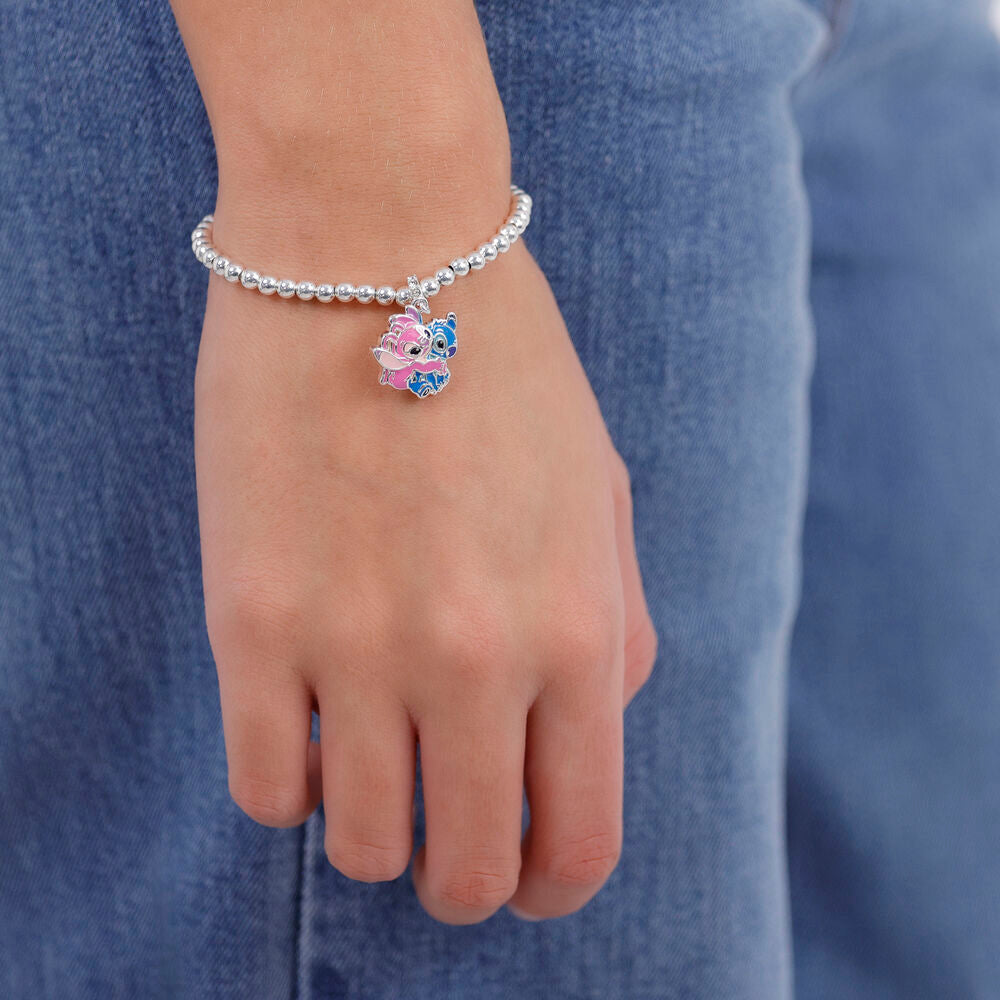 Pulseira de Anjo e Stitch da Disney