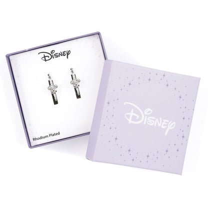 Minnie Mouse Disney Silver Hoop Earrings