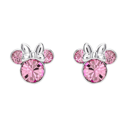 Minnie Mouse silver earrings