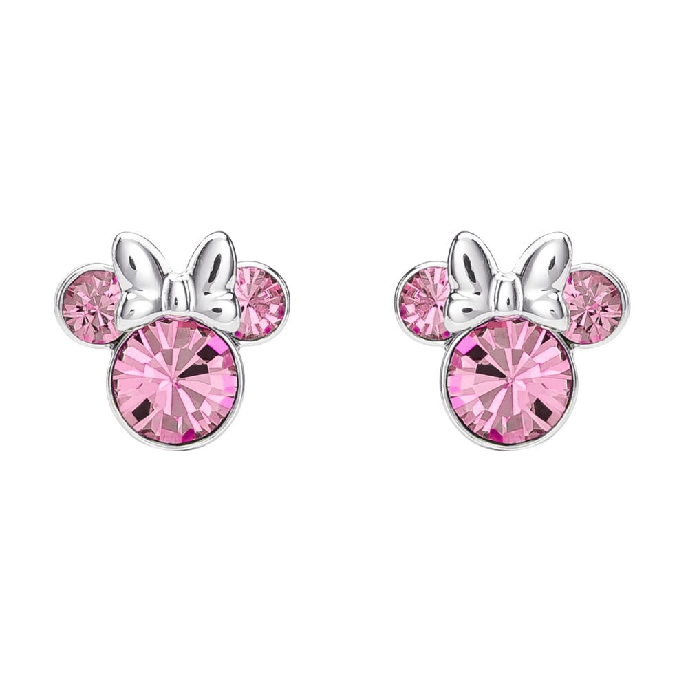 Minnie Mouse silver earrings