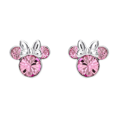 Minnie Mouse silver earrings