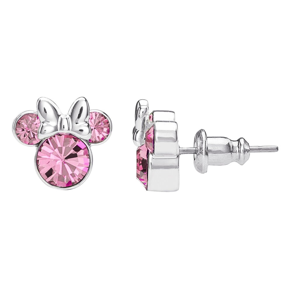 Minnie Mouse silver earrings