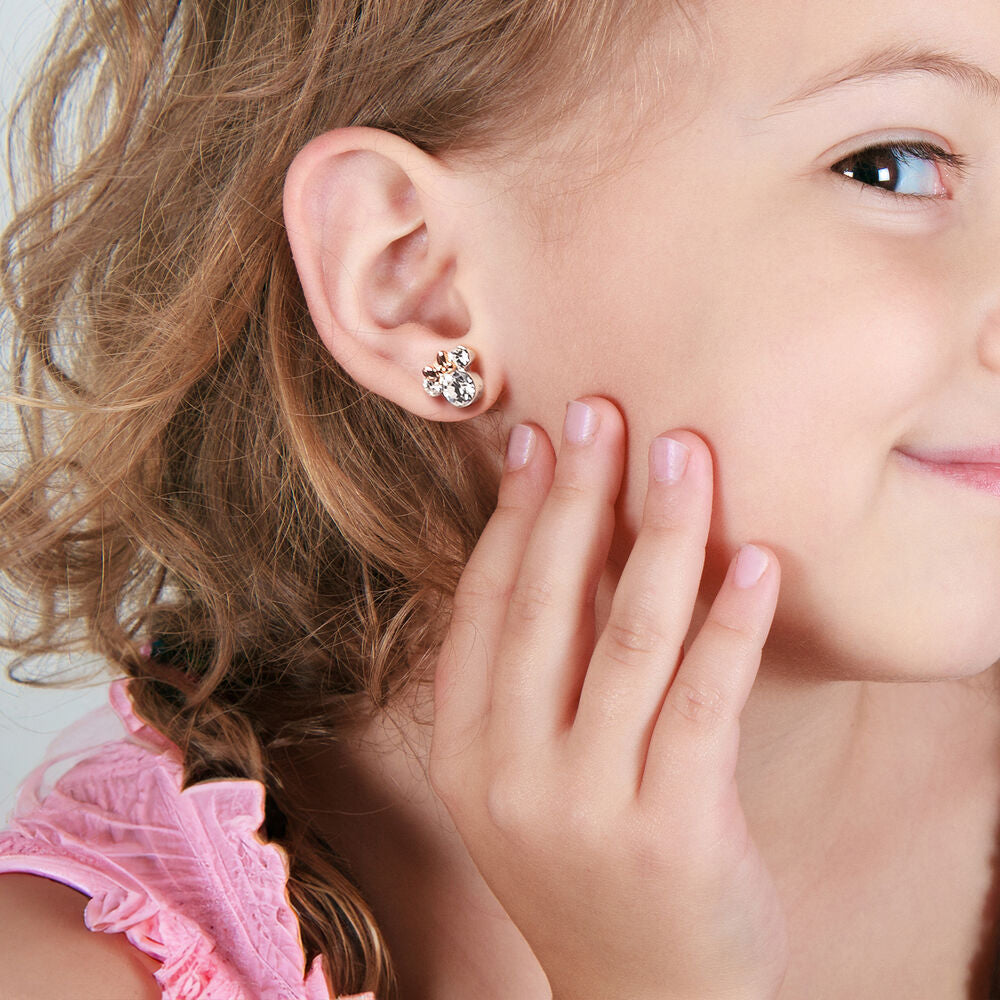 Minnie Mouse silver earrings
