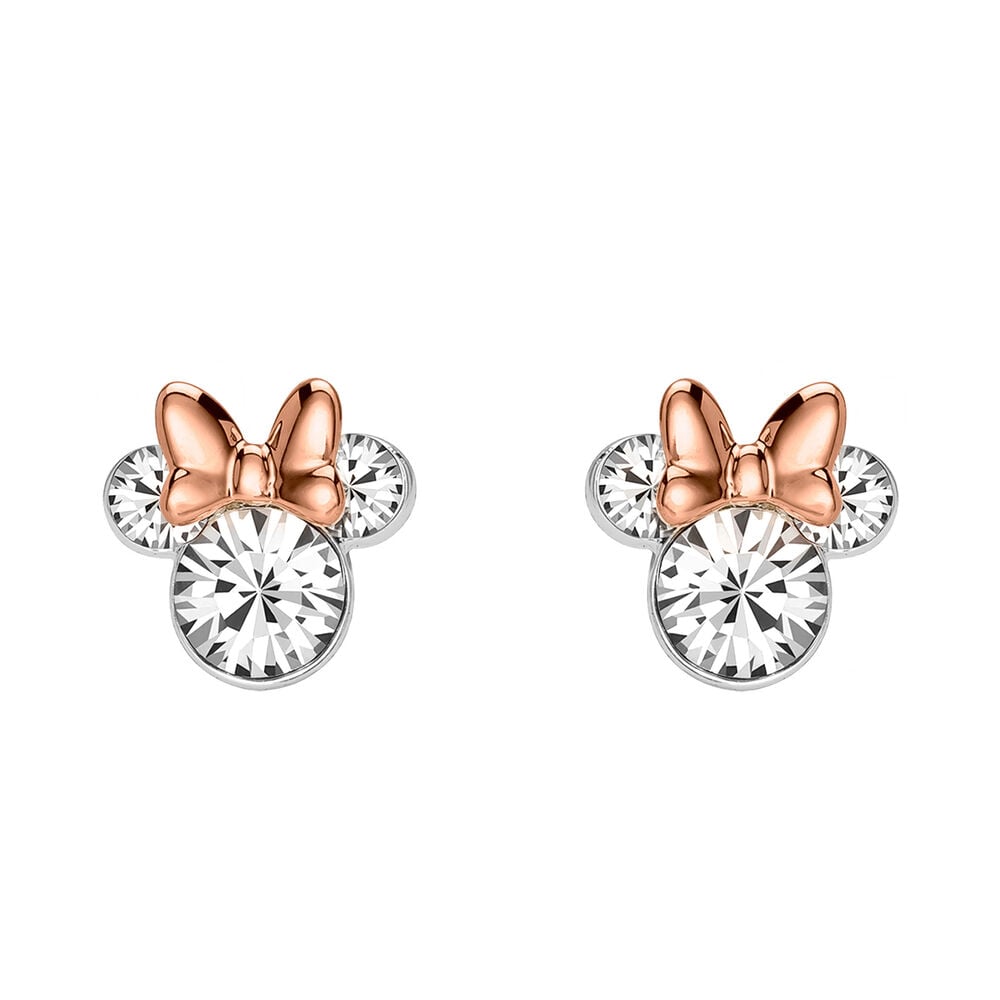 Minnie Mouse silver earrings