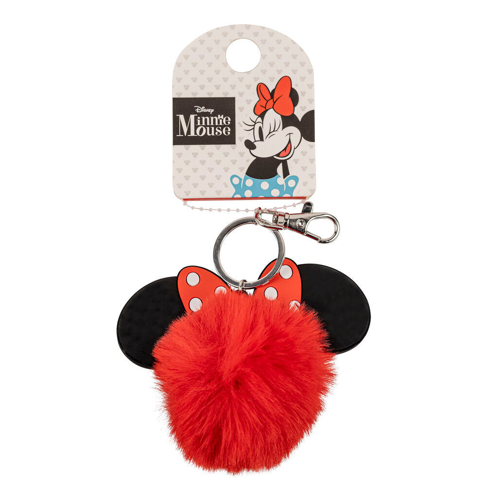 Disney Minnie Mouse Pompom Keychain