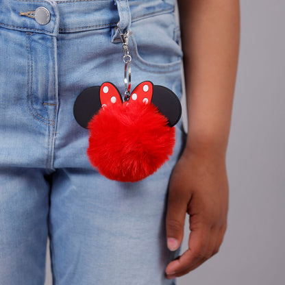 Disney Minnie Mouse Pompom Keychain