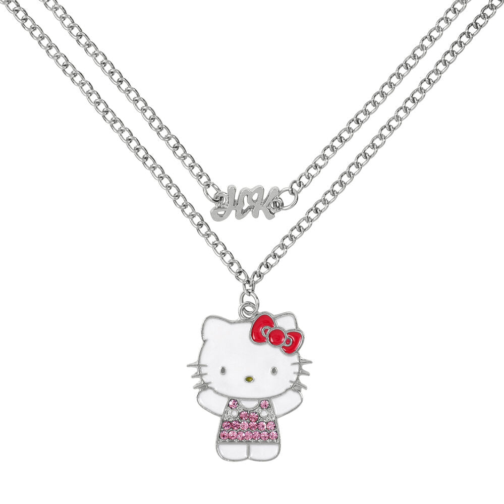 hello kitty and friends silver pendant
