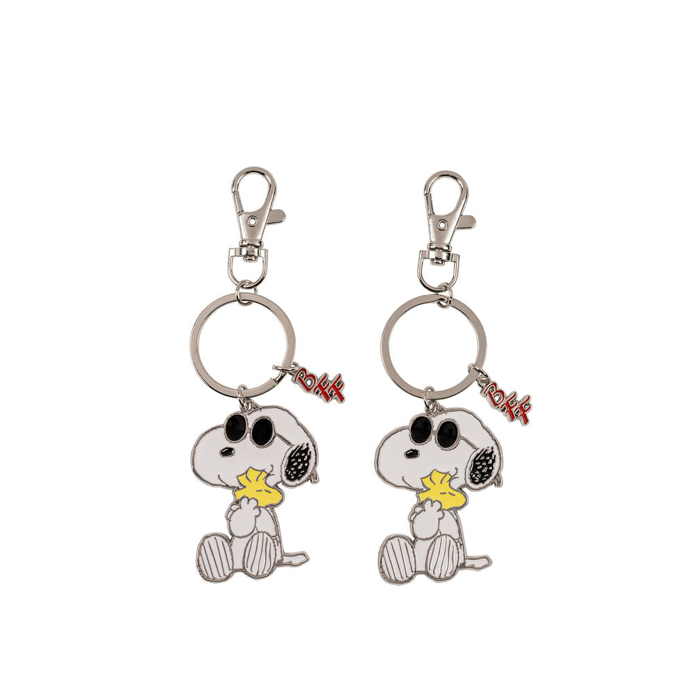 set of 2 snoopy keychains