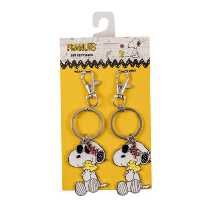 Conjunto de 2 chaveiros do Snoopy