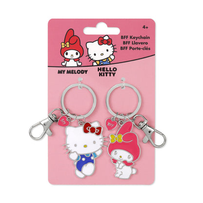 Set di 2 portachiavi di Hello Kitty e amici