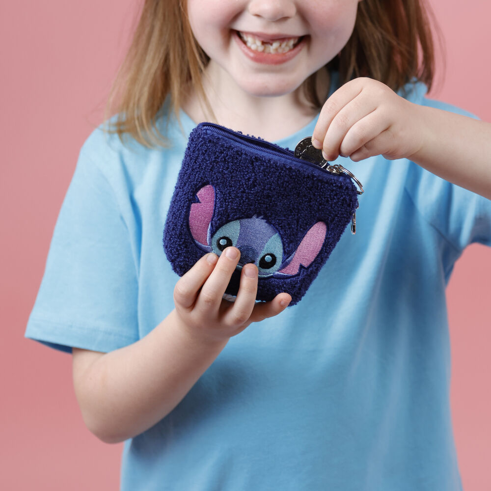 Porta-moedas chaveiro do Stitch da Disney