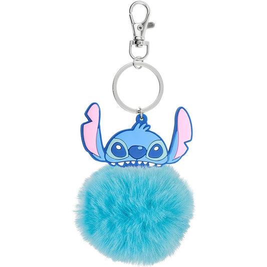 disney stitch pompom keychain