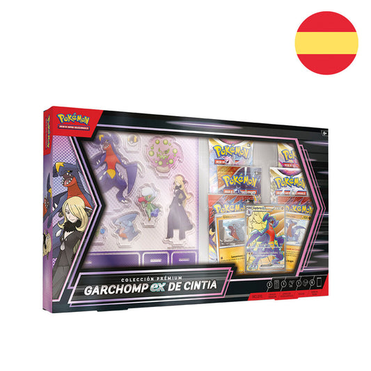 cintia's garchomp ex cards blister pack  together in pokemon adventures (spanish)