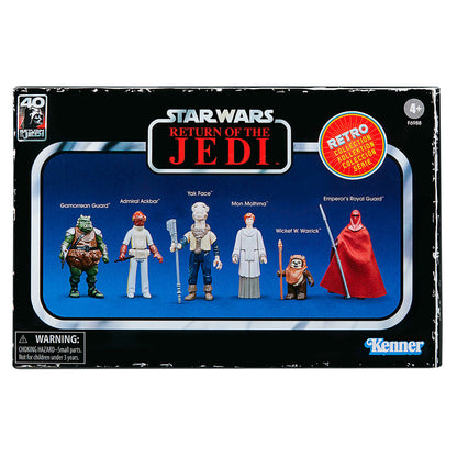 Lot de 6 figurines de collection rétro Star Wars Le Retour du Jedi 9 5 cm assorties