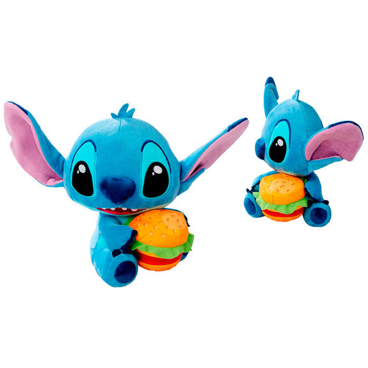 Pelúcia Stitch Hambúrguer da Disney 25cm