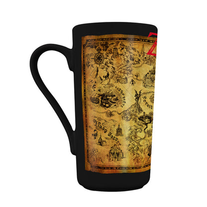 Caneca com o mapa de Legend of Zelda 470ml