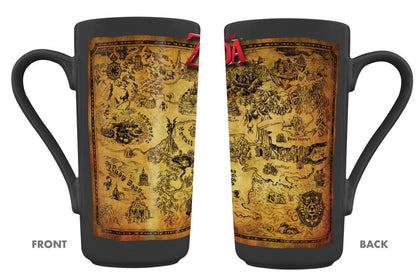 legend of zelda map mug 470ml